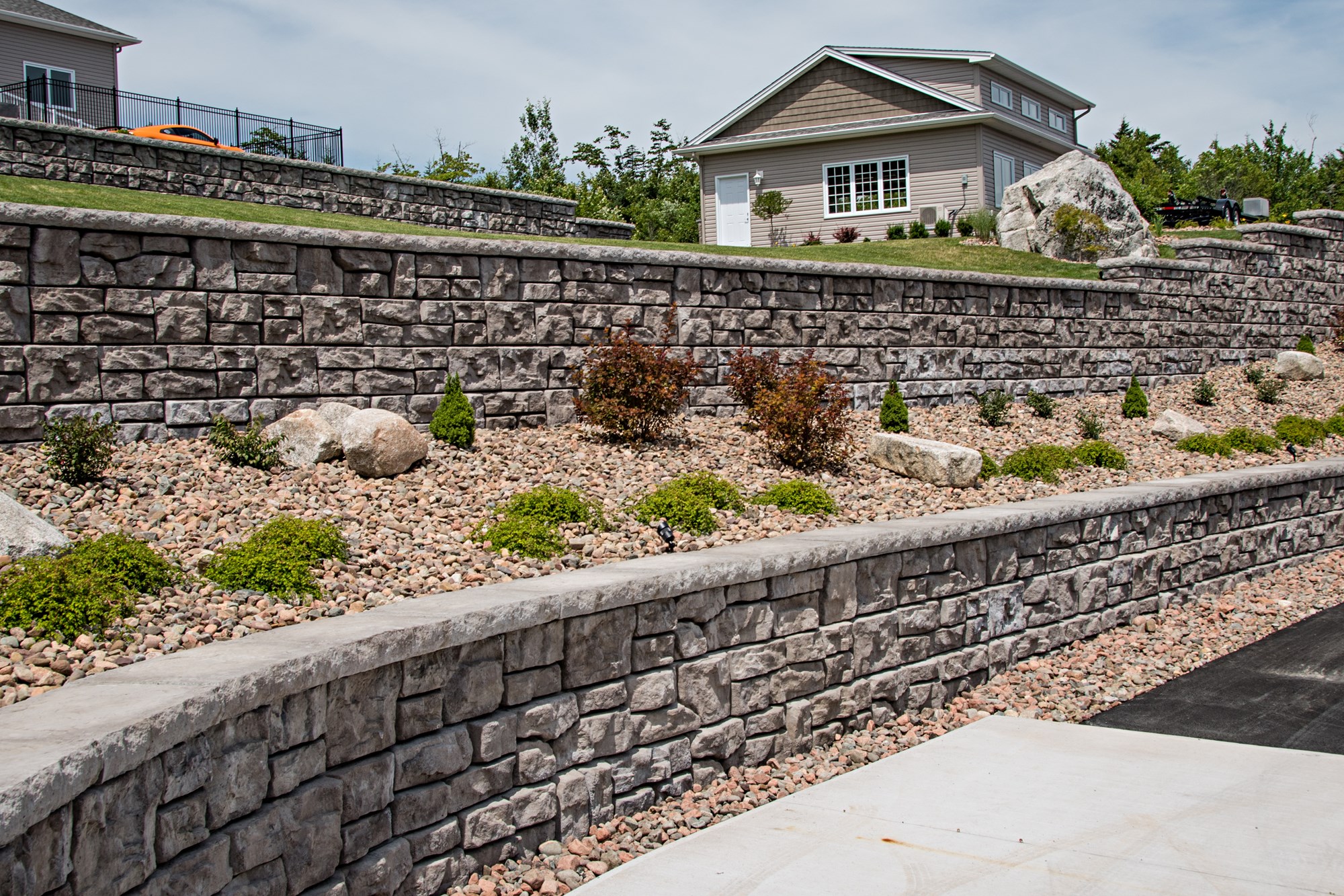 Stone Concrete Walls